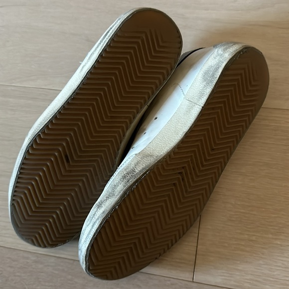 Golden Goose women’s EUR 38/US 8 Super star with suede star blue heeled tab - Picture 8 of 8